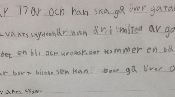 Att orka skriva