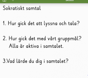 Skriftlig reflektion