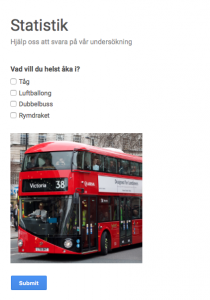 Statistik färdmedel