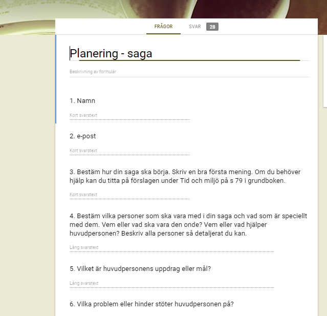 planering