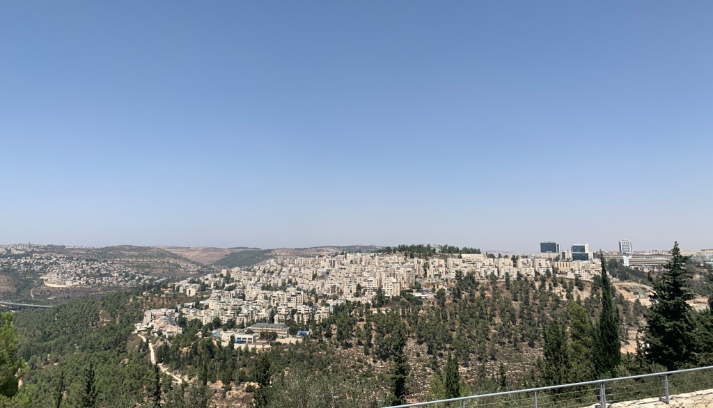 Landskap med bebyggelse - Yad Vashem